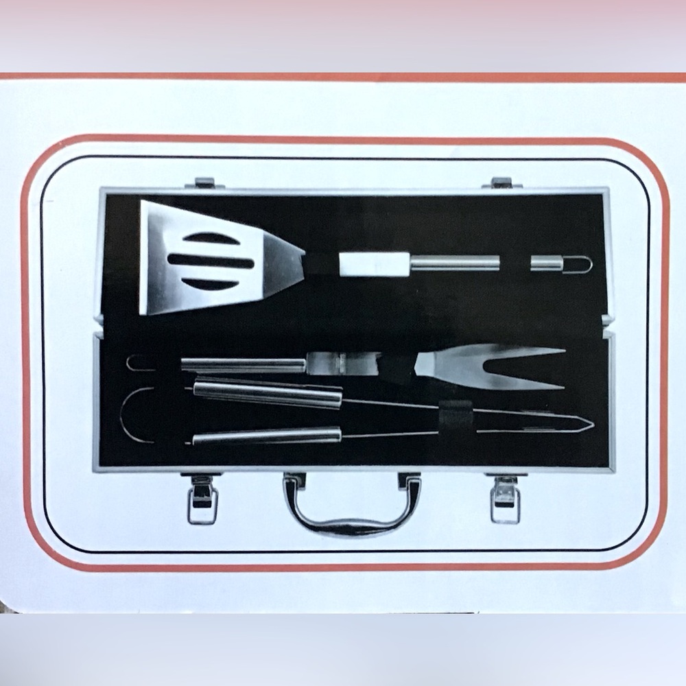COPY - 3 Piece Stainless Steel BBQ Tool Set